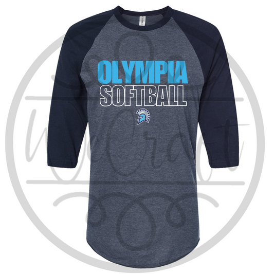 Tultex Spartans Baseball Tee