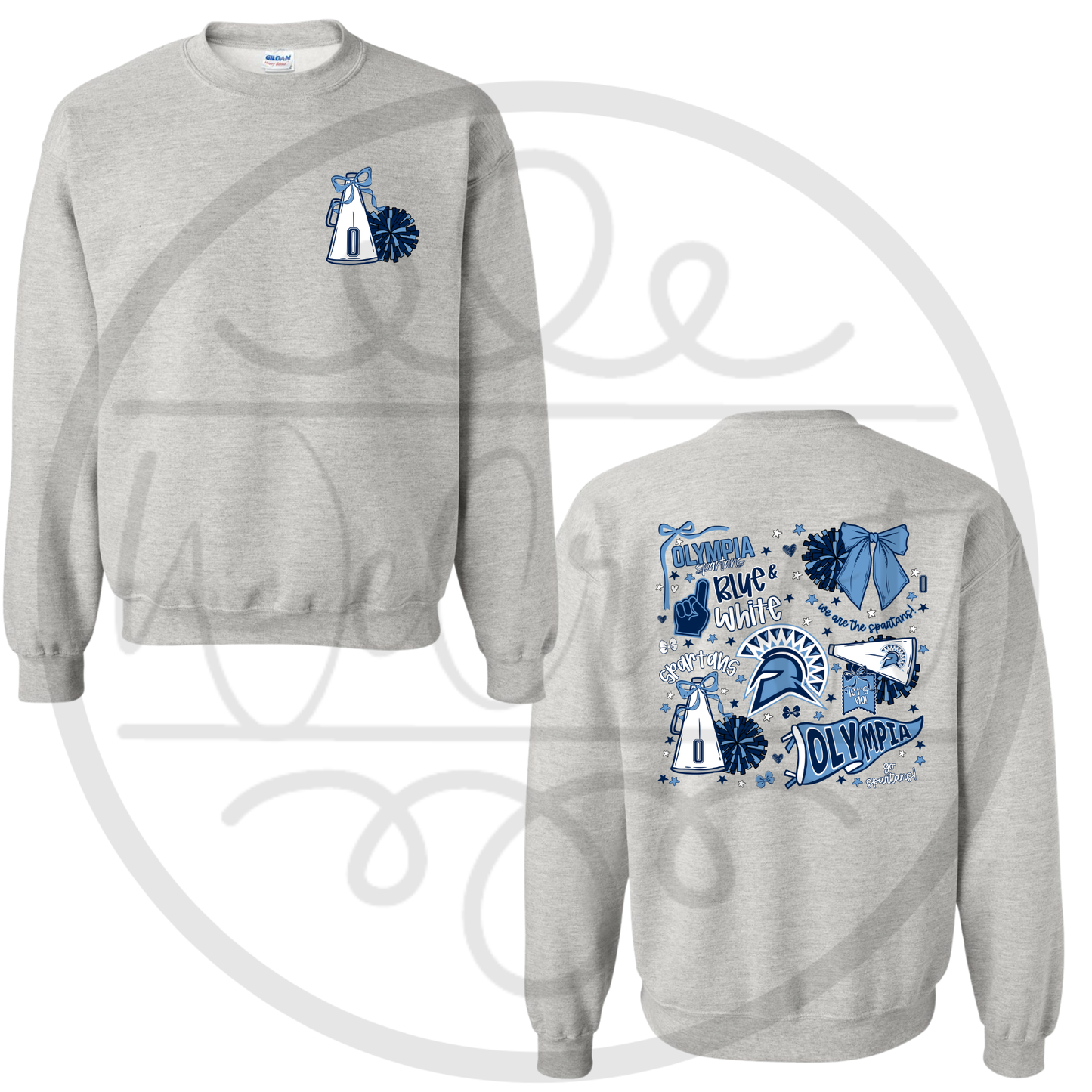 Spartans Cheer Icon Crewneck