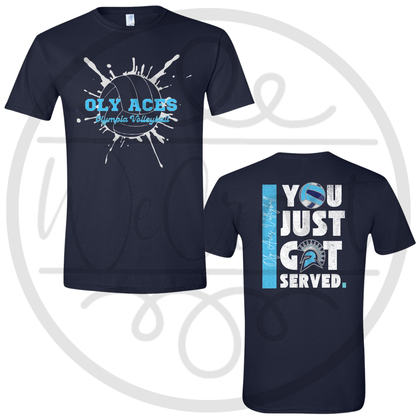 Oly Aces Logo Served Tee