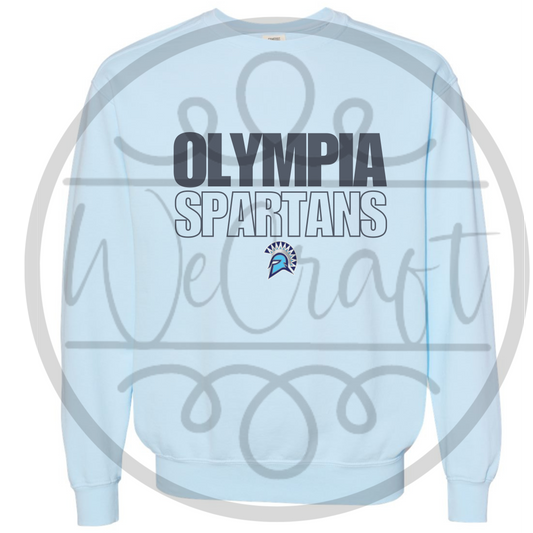Comfort Colors Spartans Outline