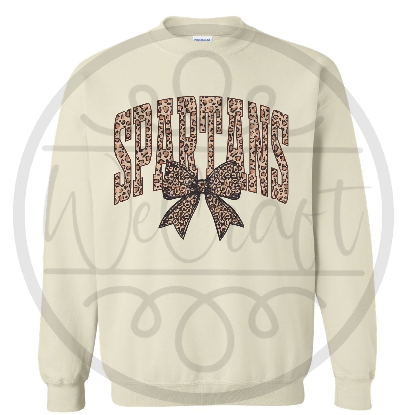 Spartans Leopard Crewneck