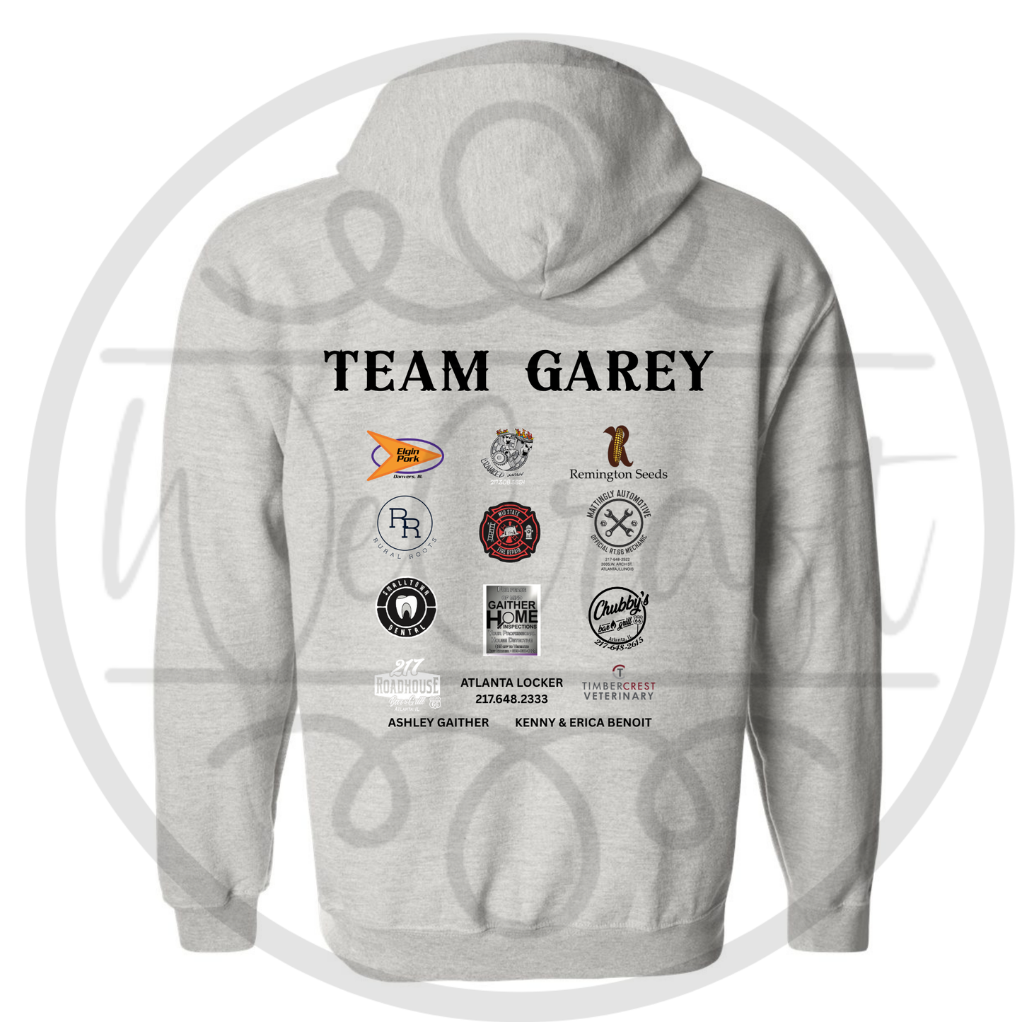Team Garey Sponsor Hoodie