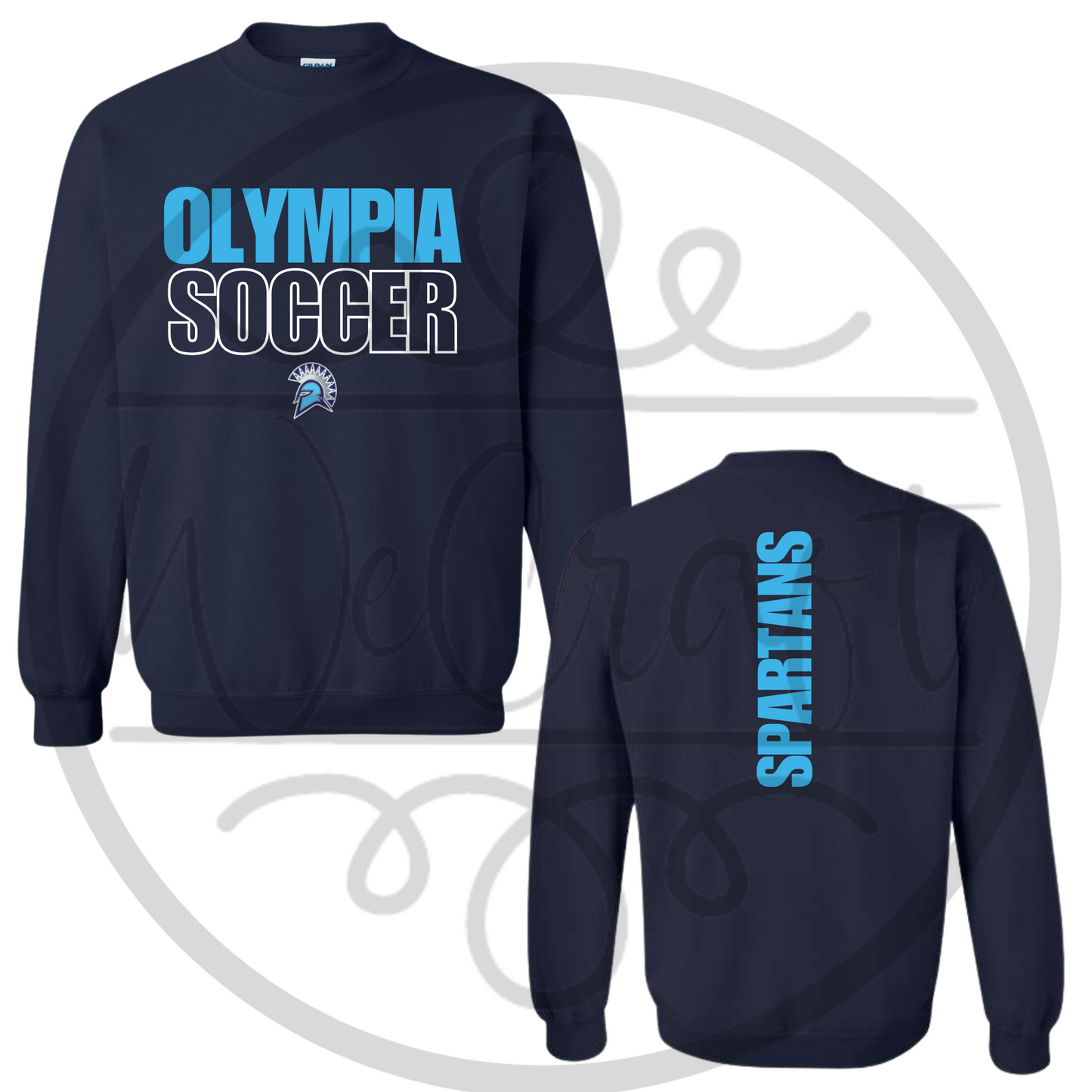 Spartans Sports Outline - Navy