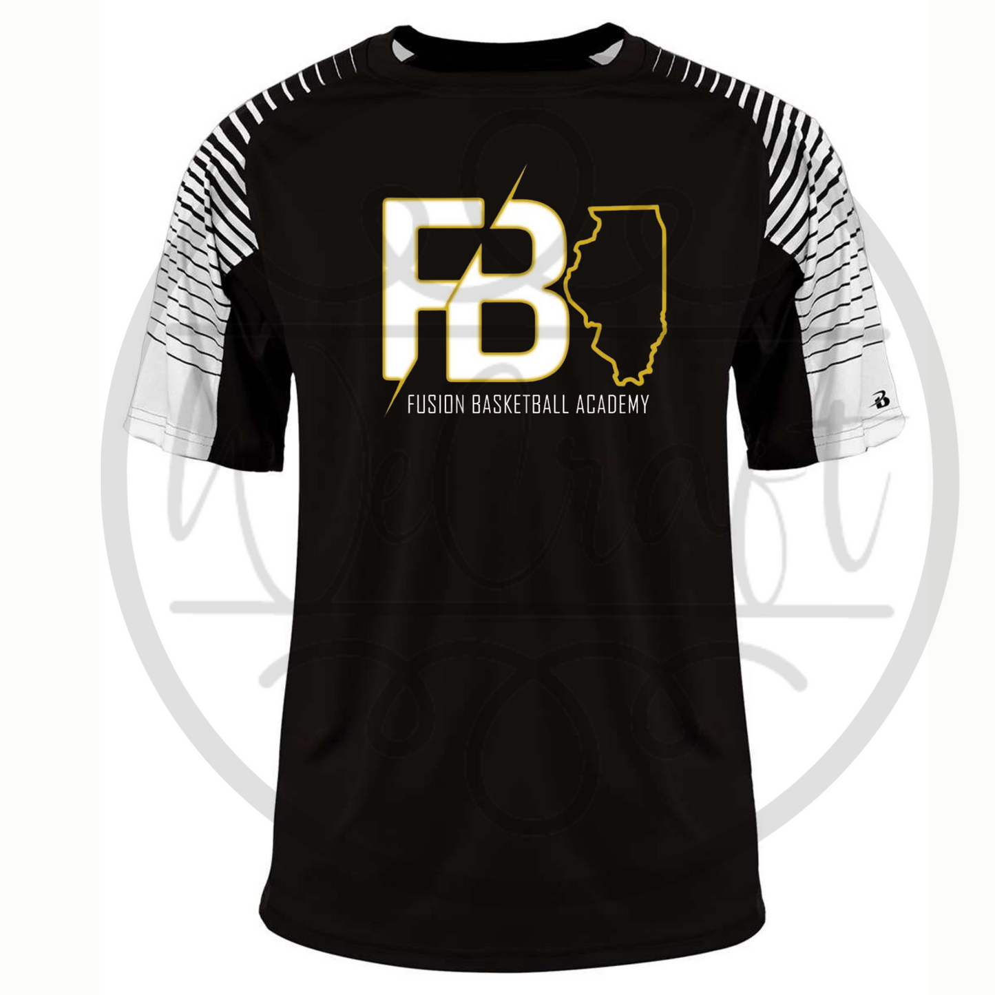 Badger Lineup Fusion Logo Tee