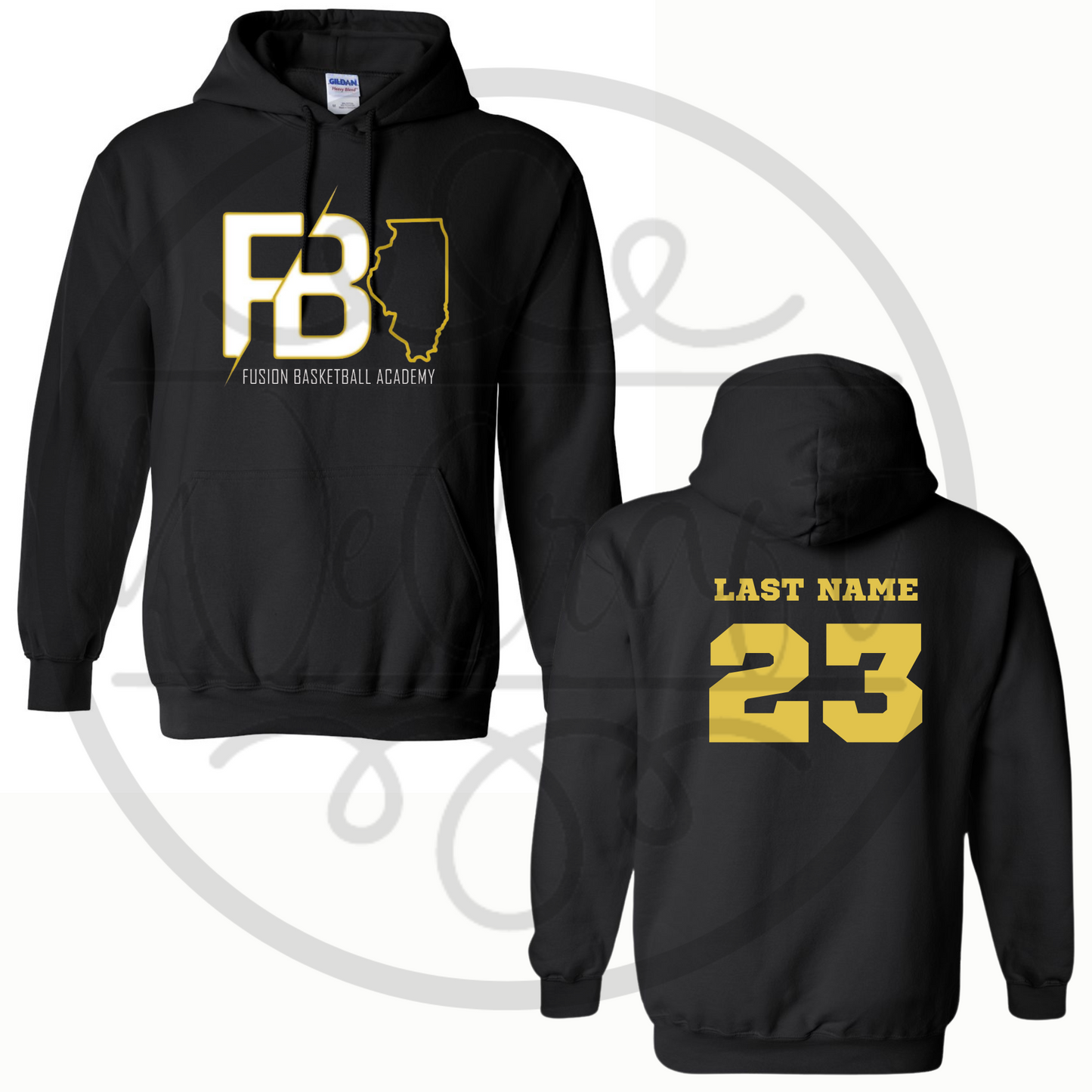 Fusion Hoodie with Player Name & Number