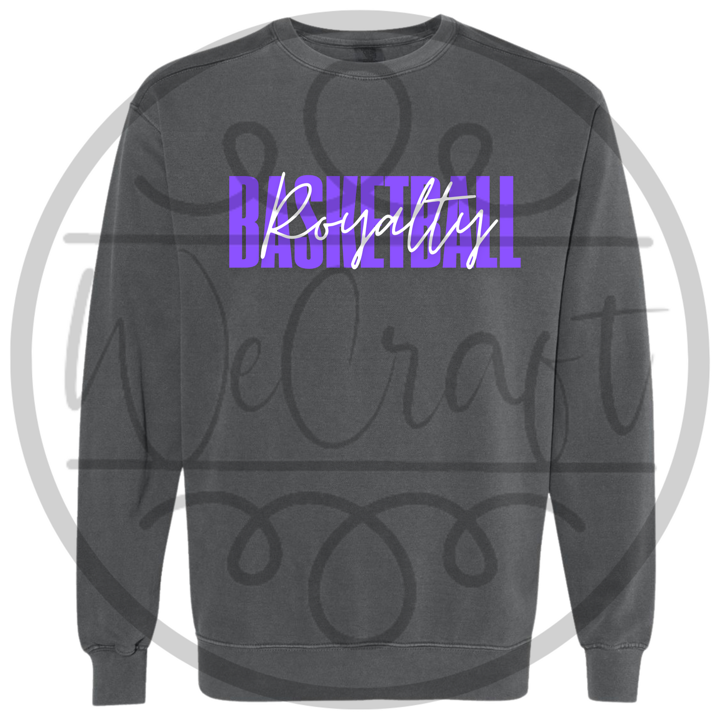Comfort Colors Royalty Cursive Crewneck