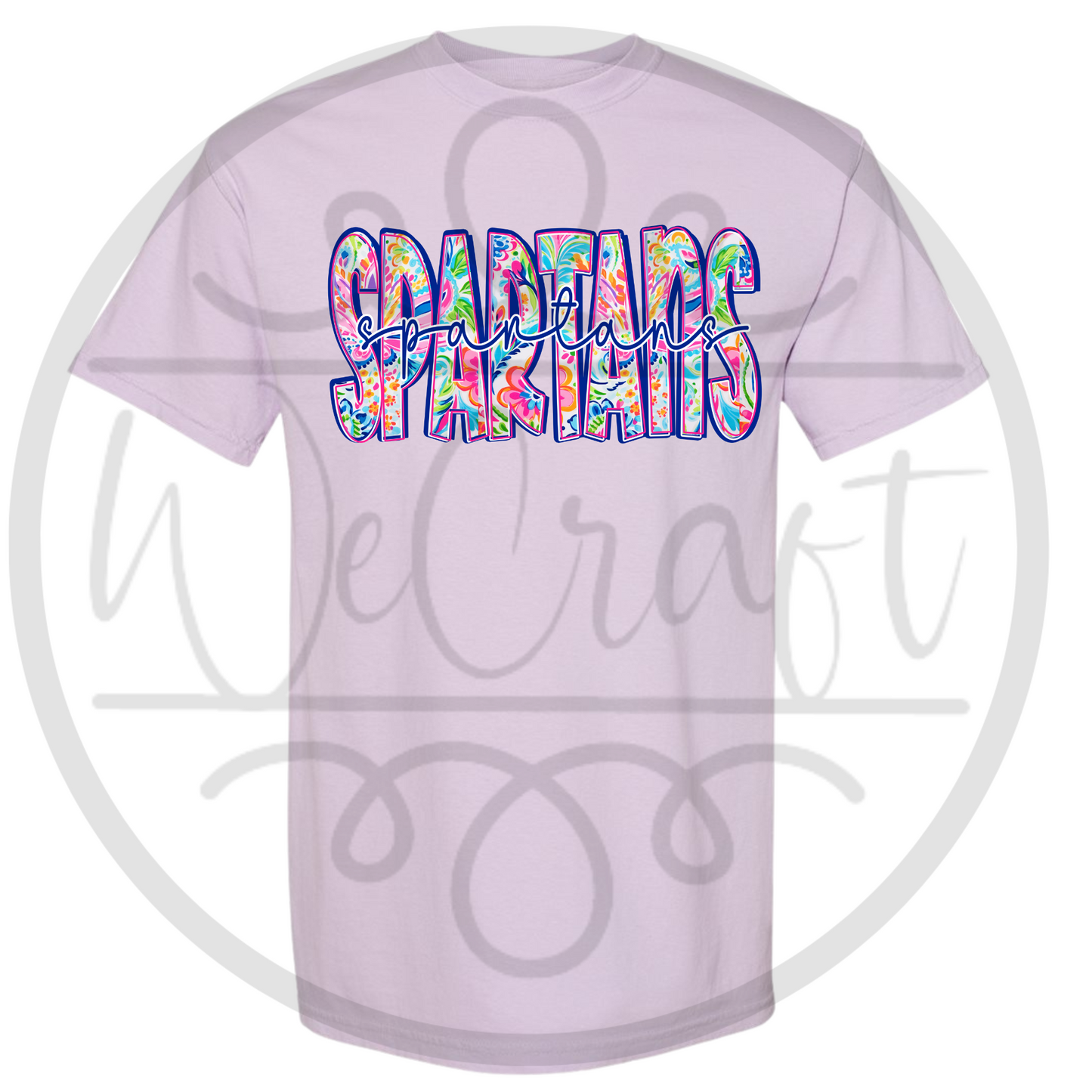 Floral Spartans CC Tee
