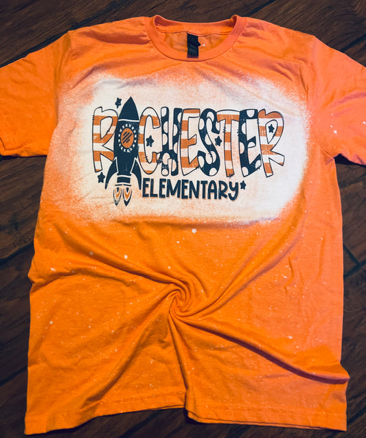 Rochester Rockets Elementary Striped - Orange