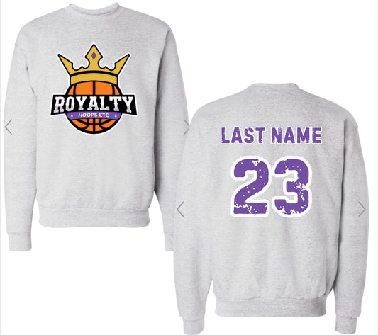 Ash Gray Royalty Crewneck