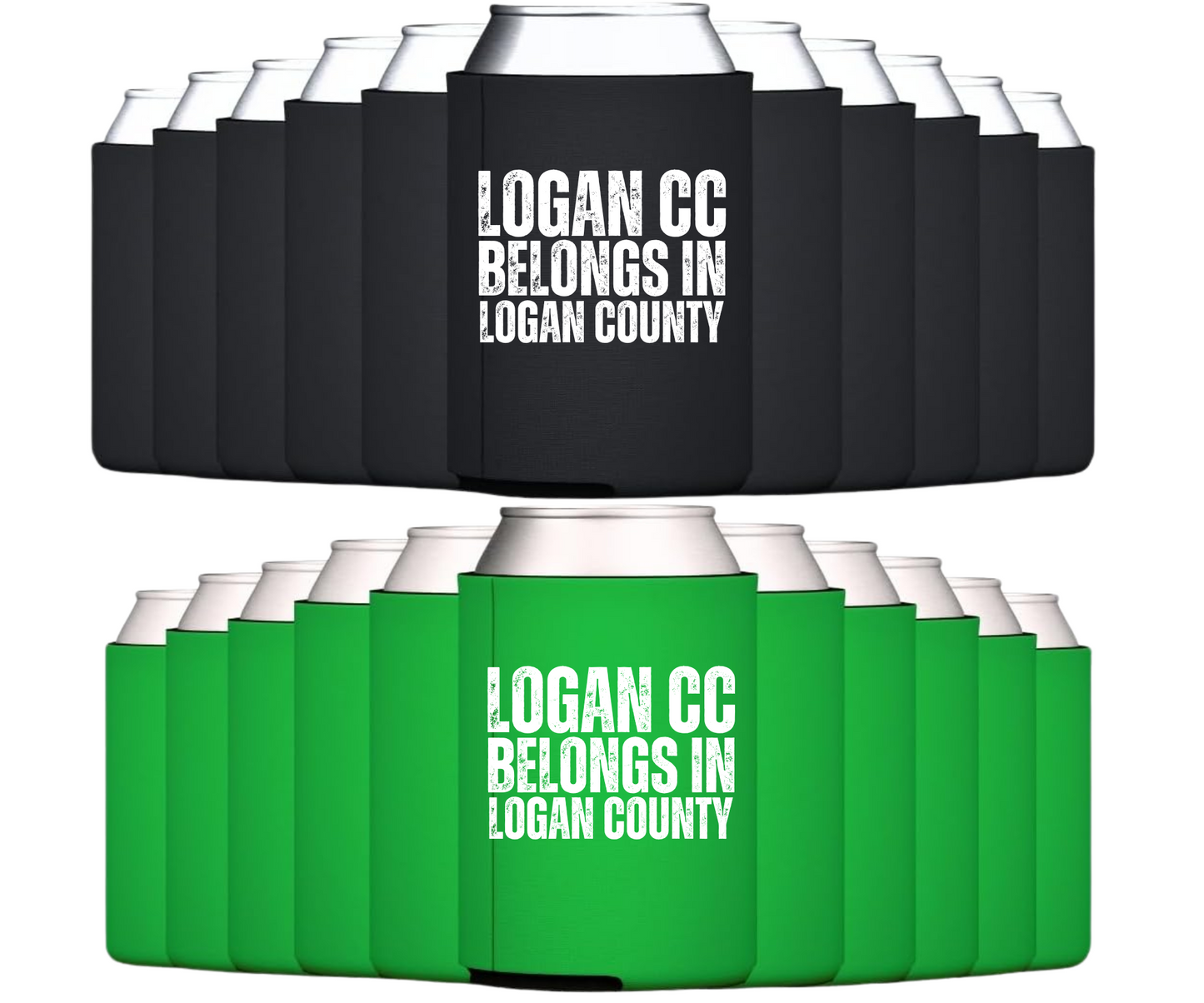 Logan CC Belongs in Logan Co Koozie
