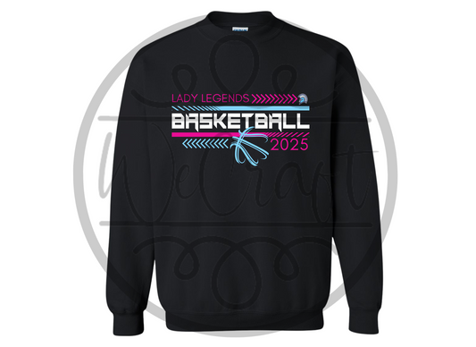 Etched Lady Legends Basketball Crewneck