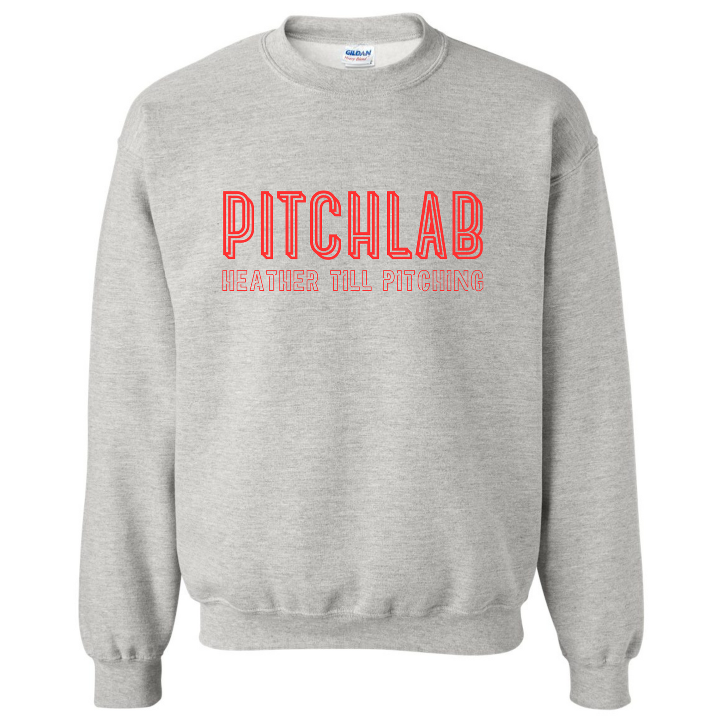 PitchLab Etched Crewneck - Gray