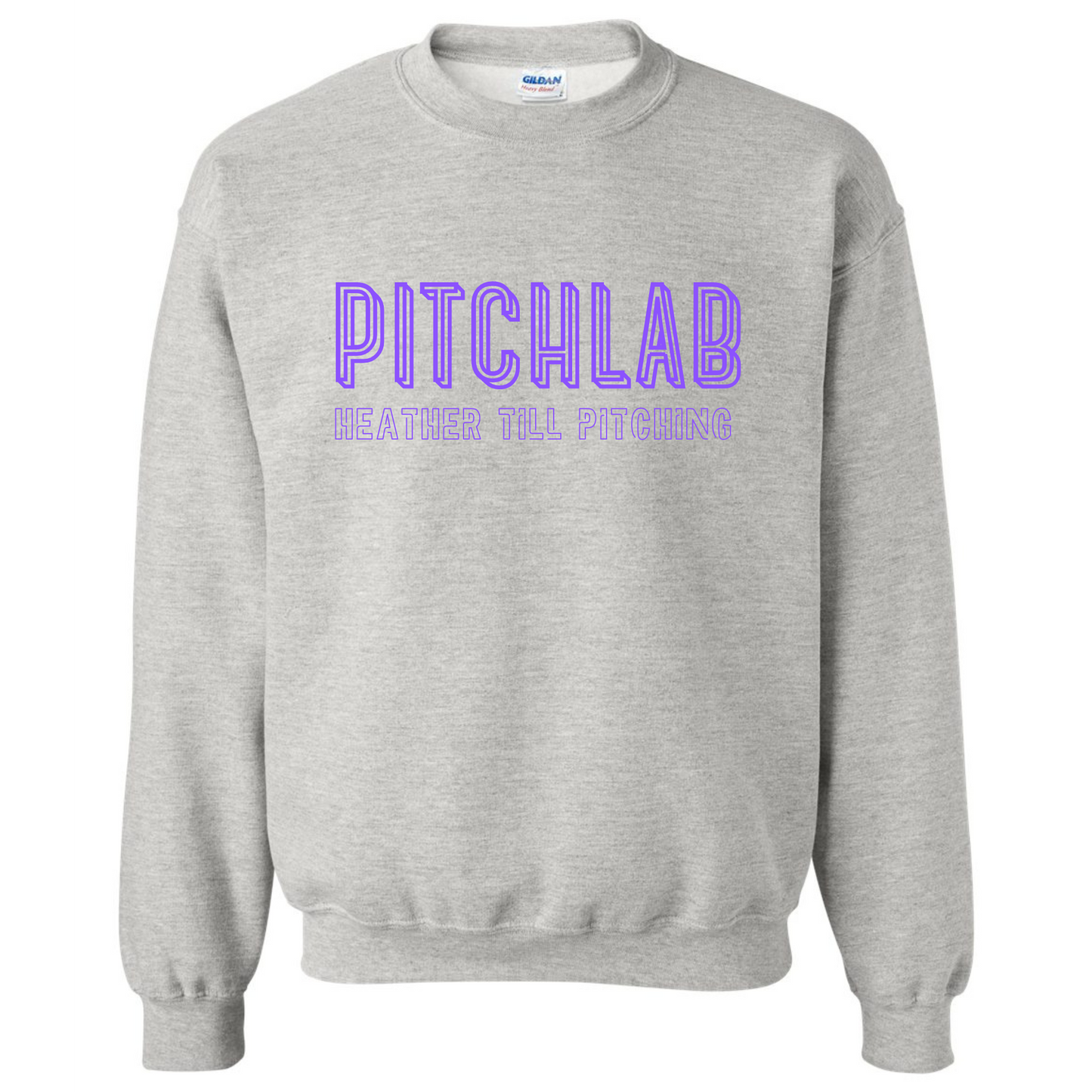 PitchLab Etched Crewneck - Gray