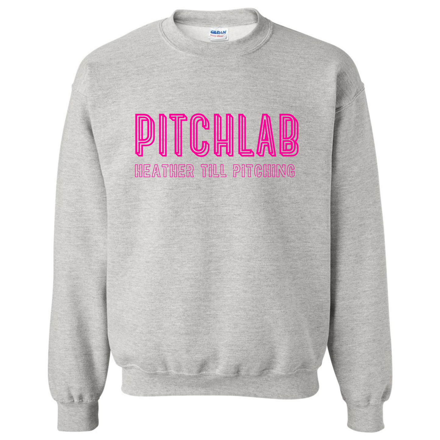 PitchLab Etched Crewneck - Gray