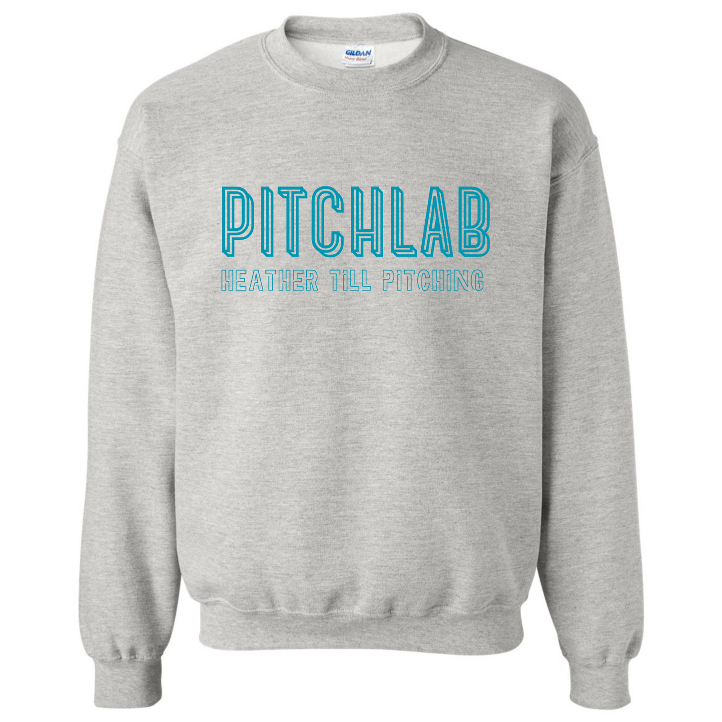 PitchLab Etched Crewneck - Gray