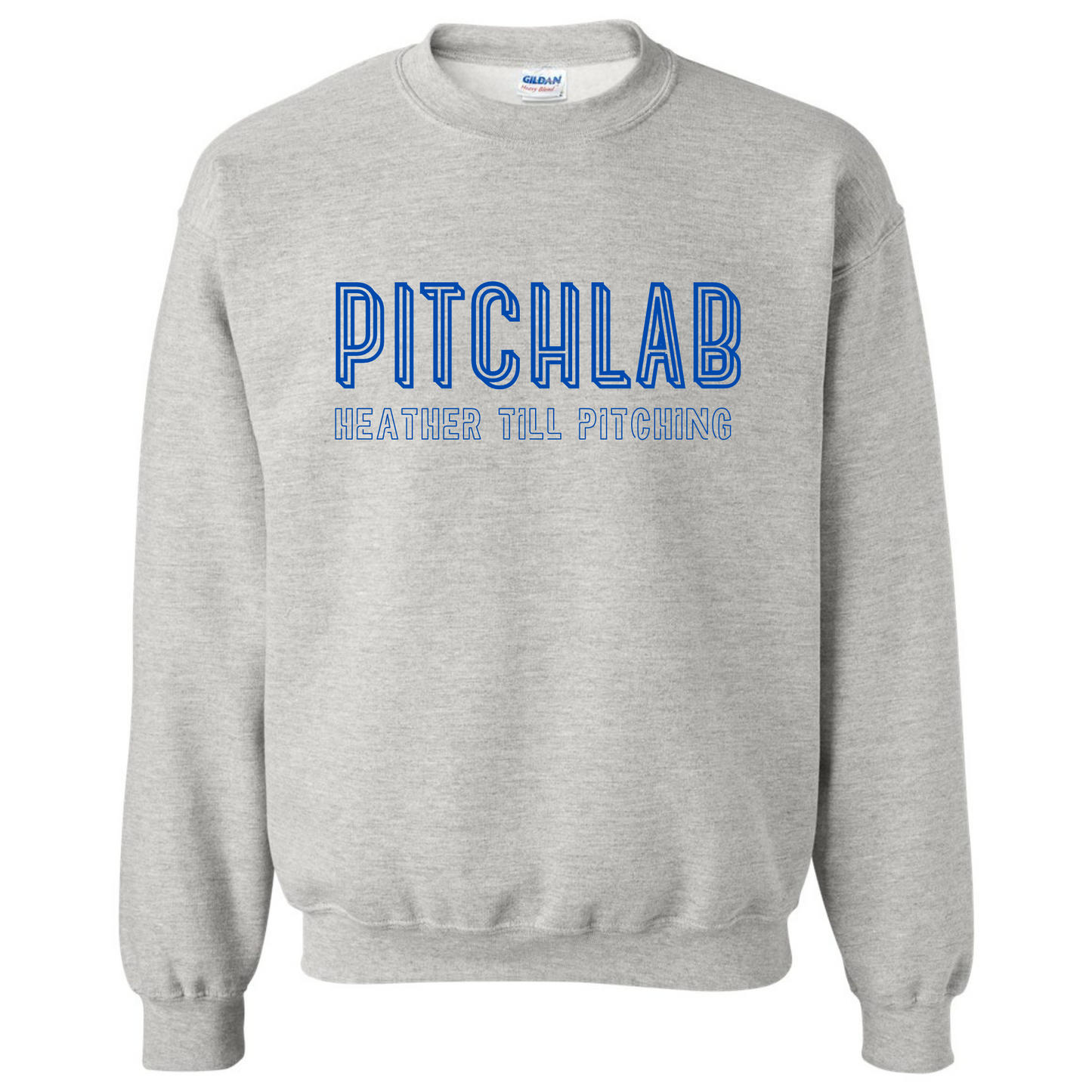 PitchLab Etched Crewneck - Gray