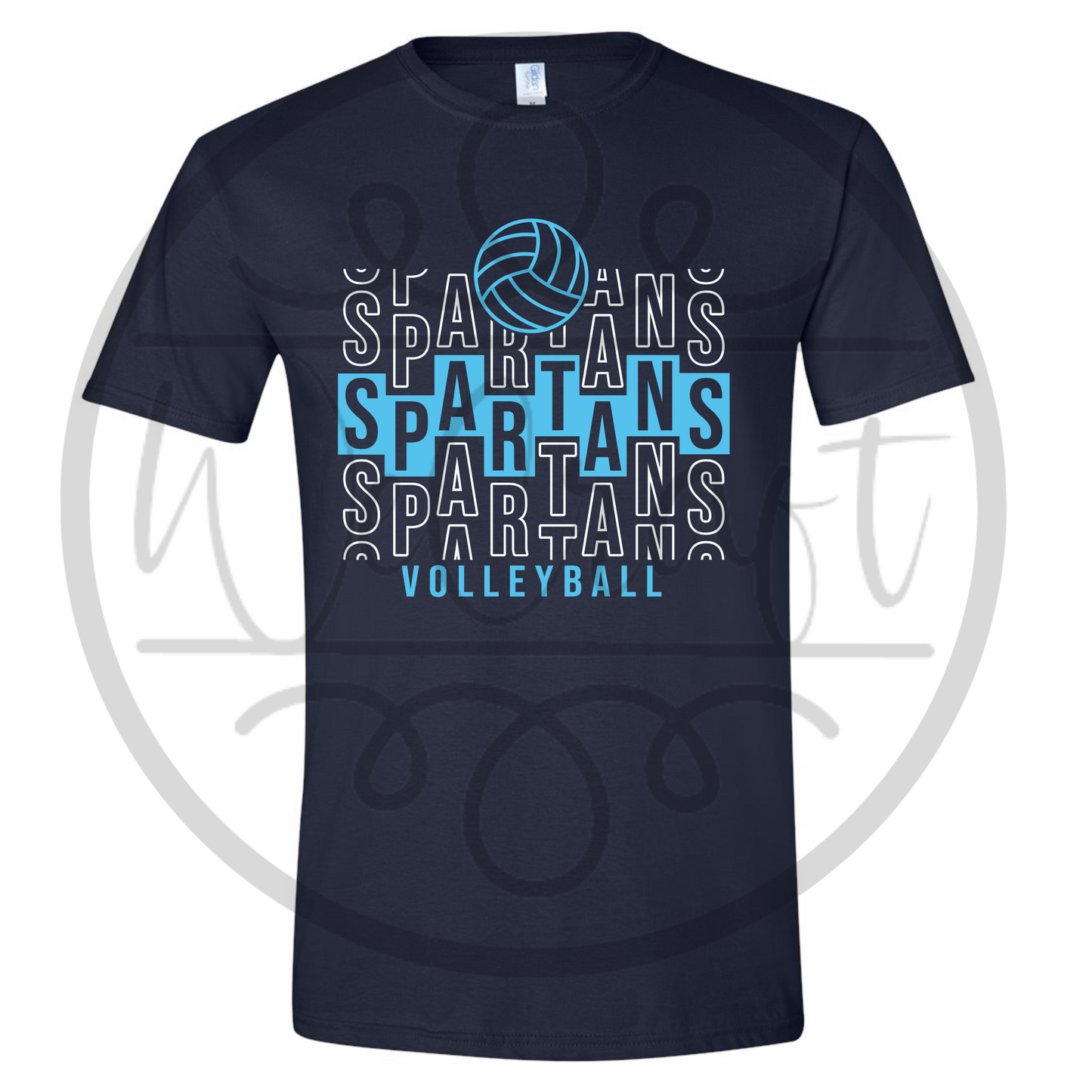 Spartans VB Stacked
