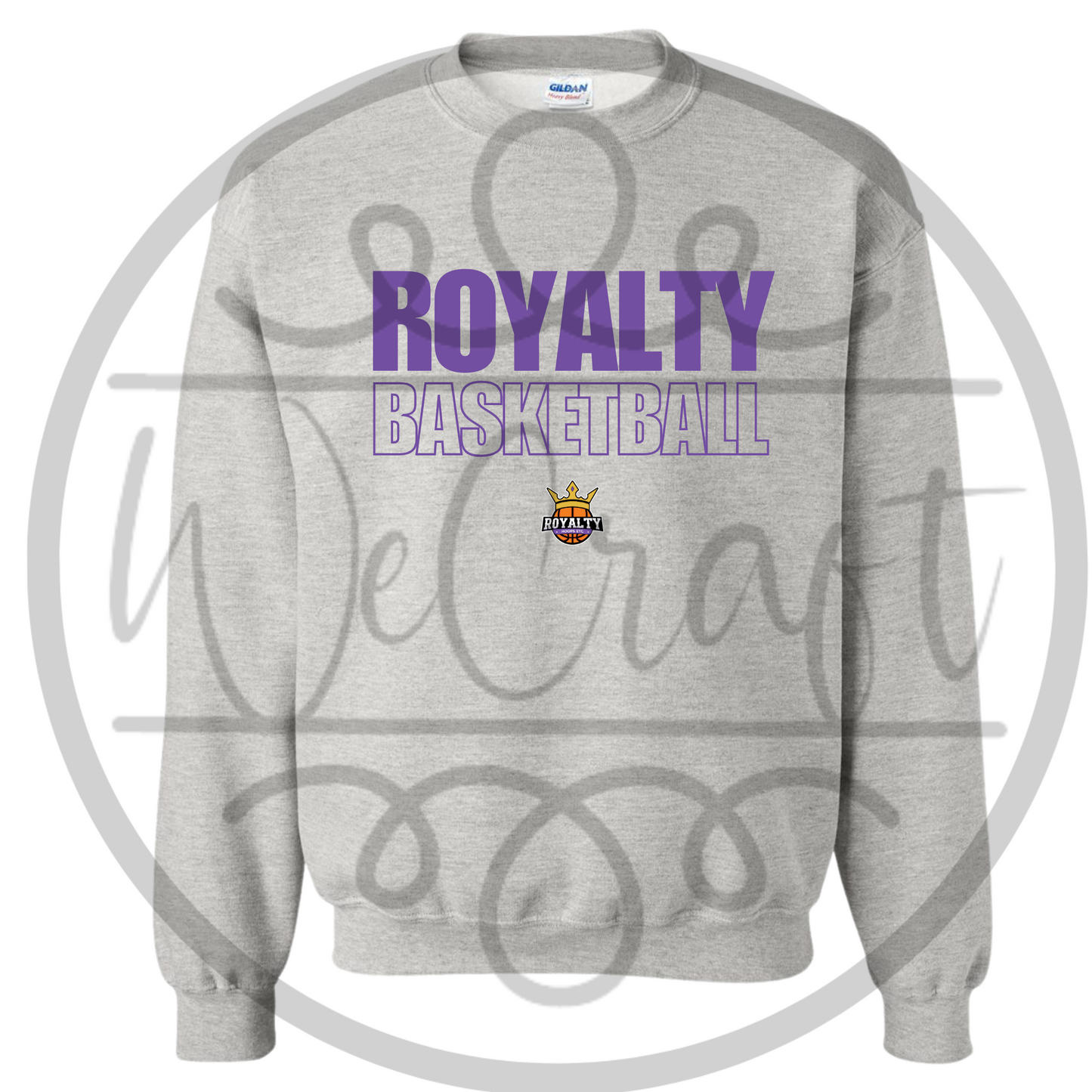 Royalty Outline Crew - Gray