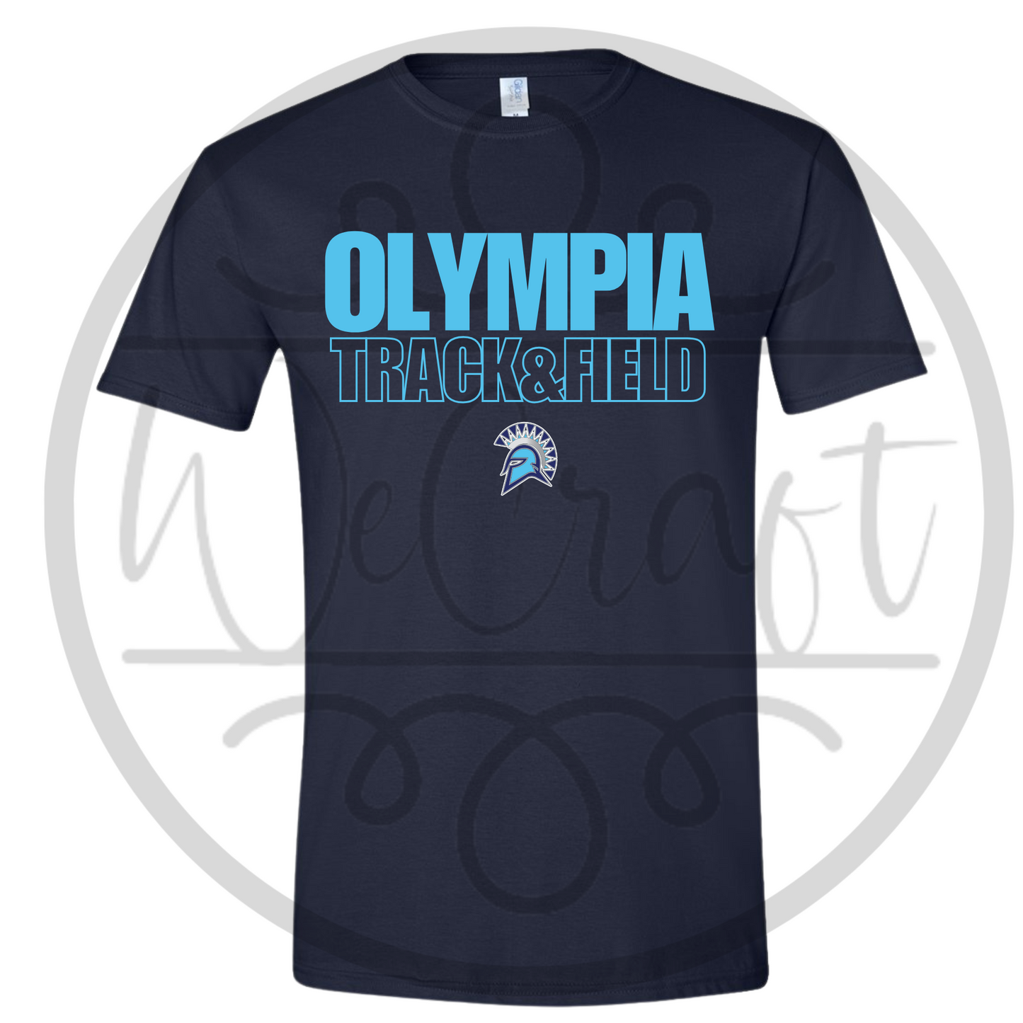Spartans Sports Outline Tee - Navy