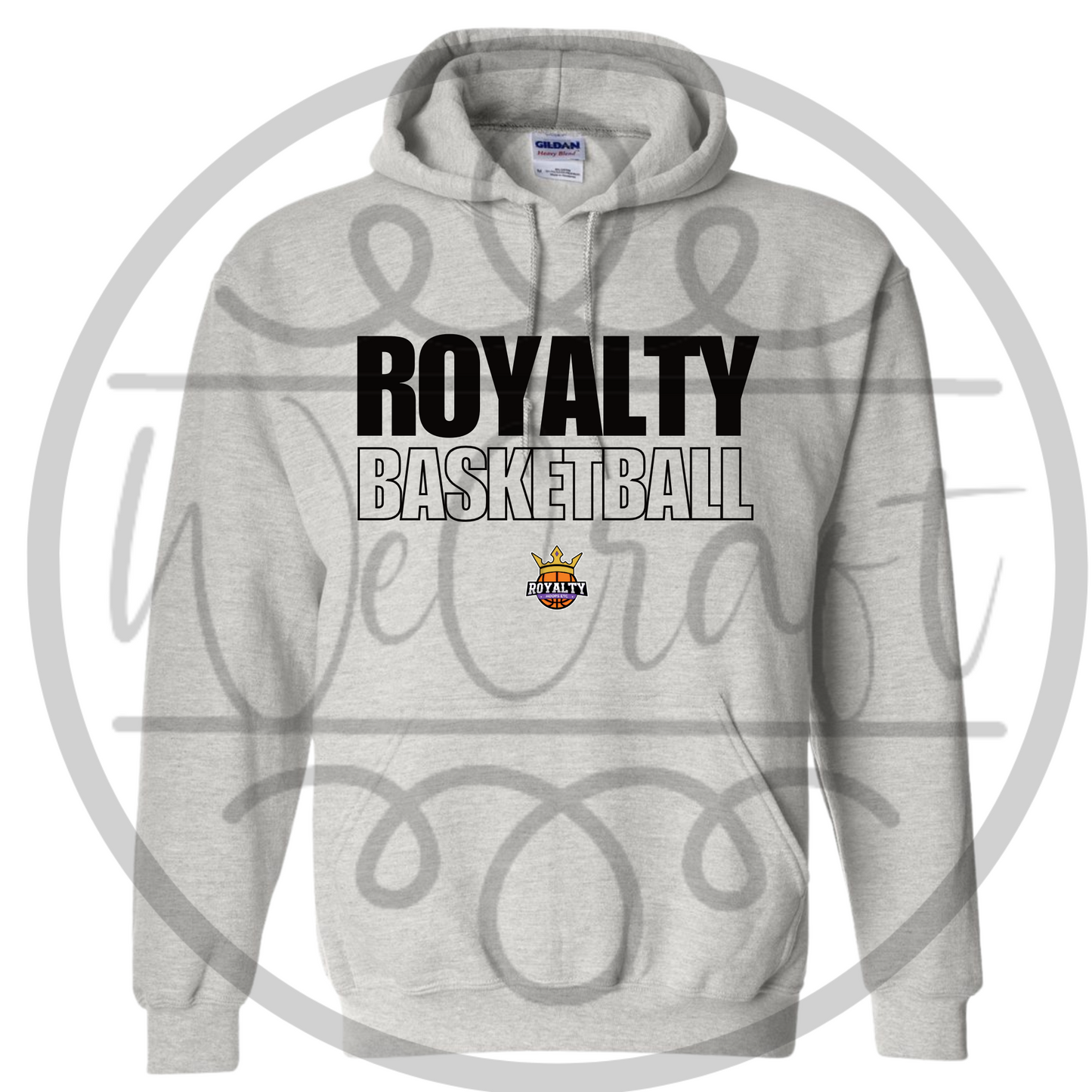 Royalty Basketball Outline Hoodie