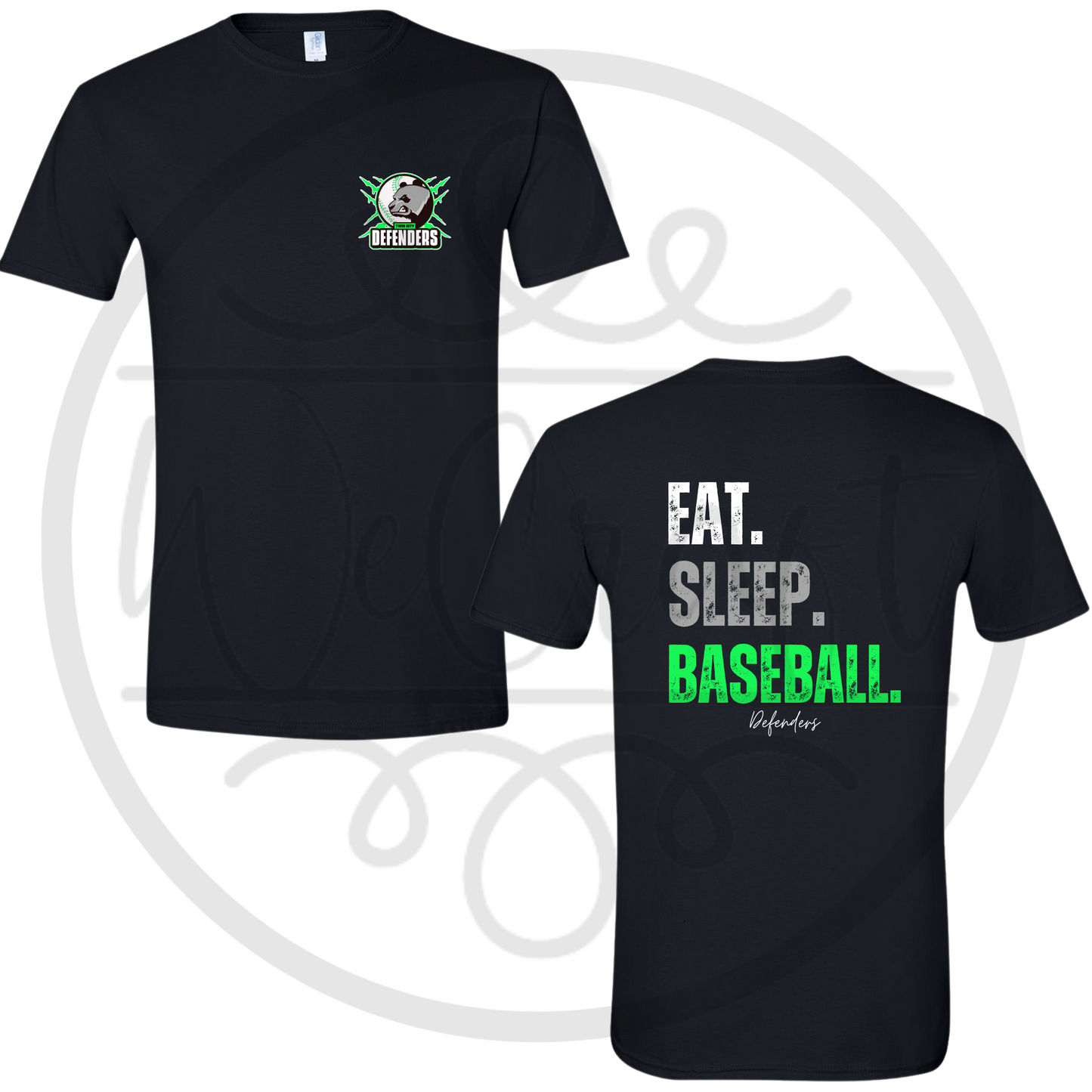 Defenders Eat. Sleep. Baseball Tee