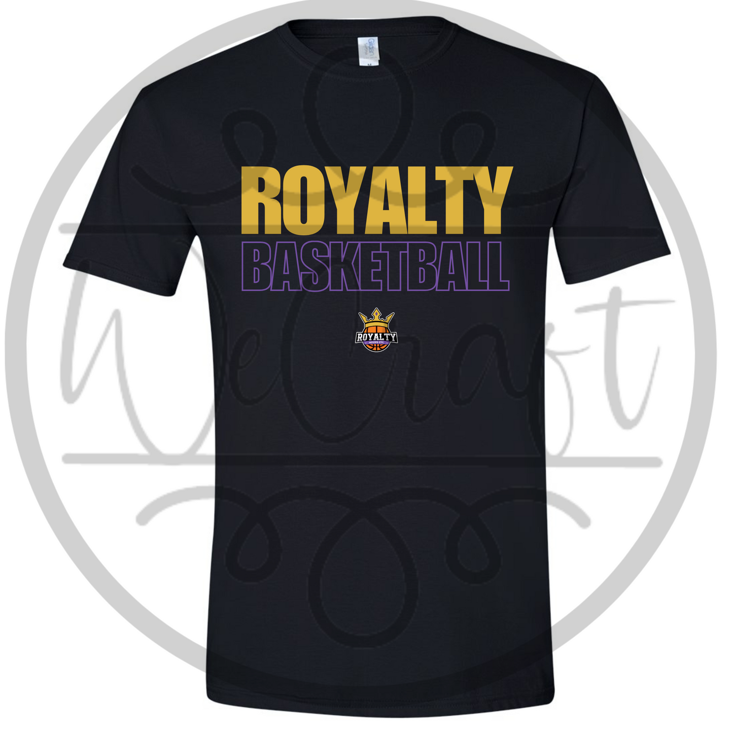 Royalty Basketball Outline Tee