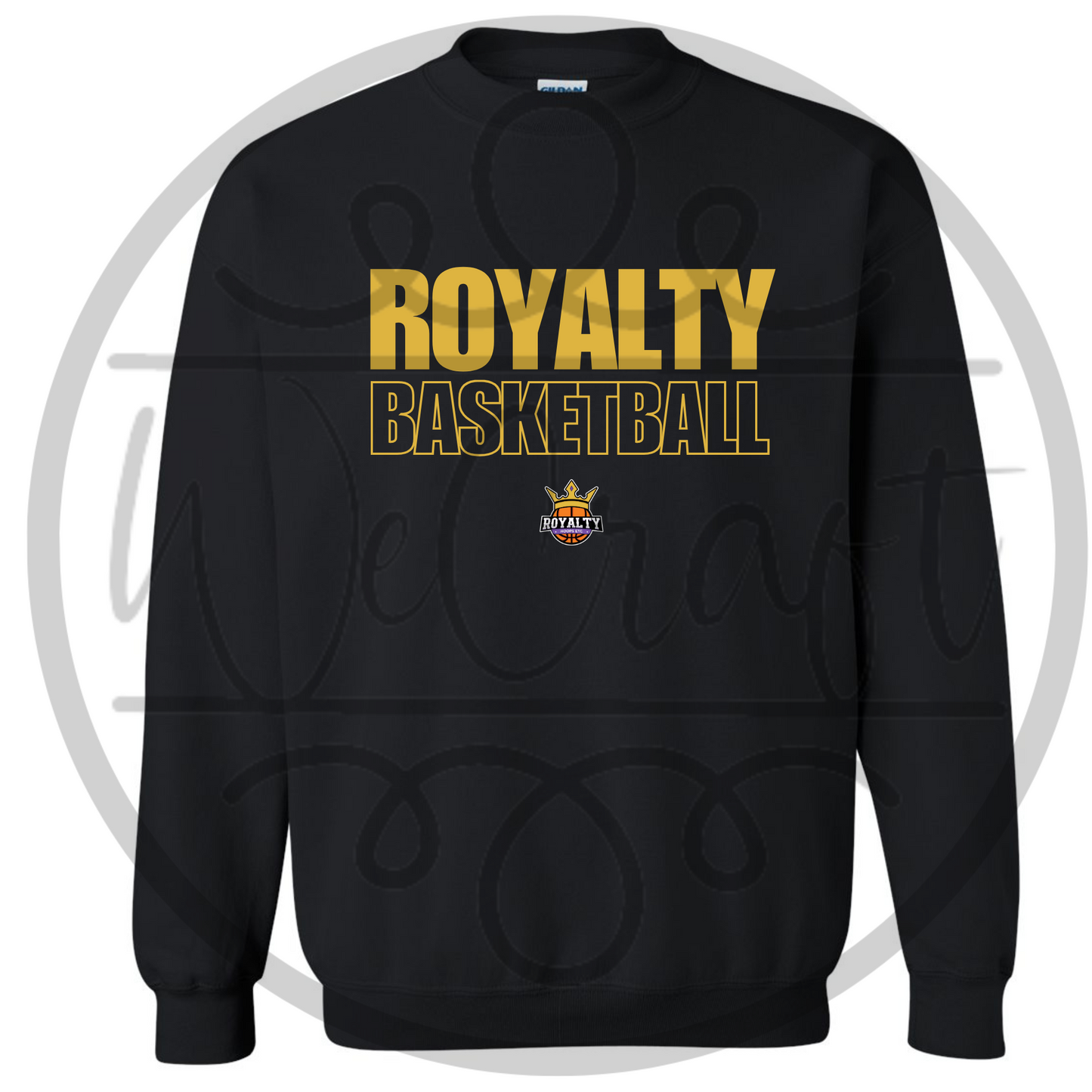 Royalty Outline Crew - Black