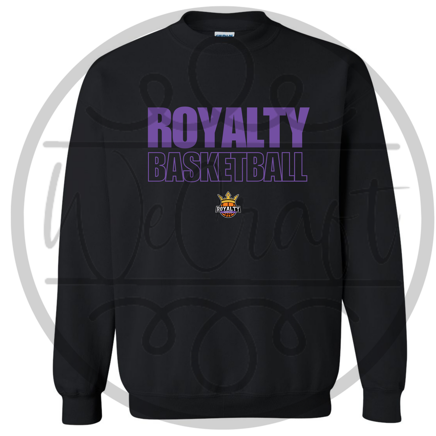 Royalty Outline Crew - Black