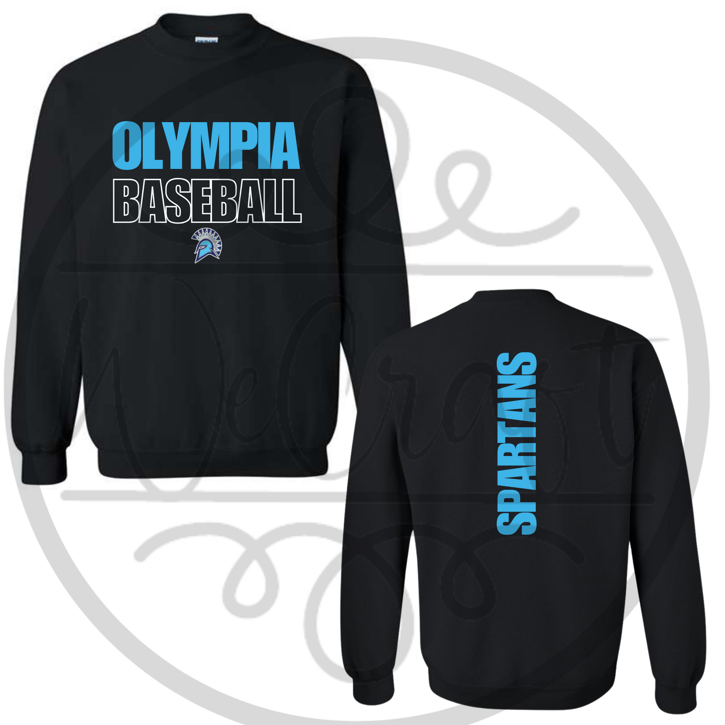 Spartans Sports Outline - Black