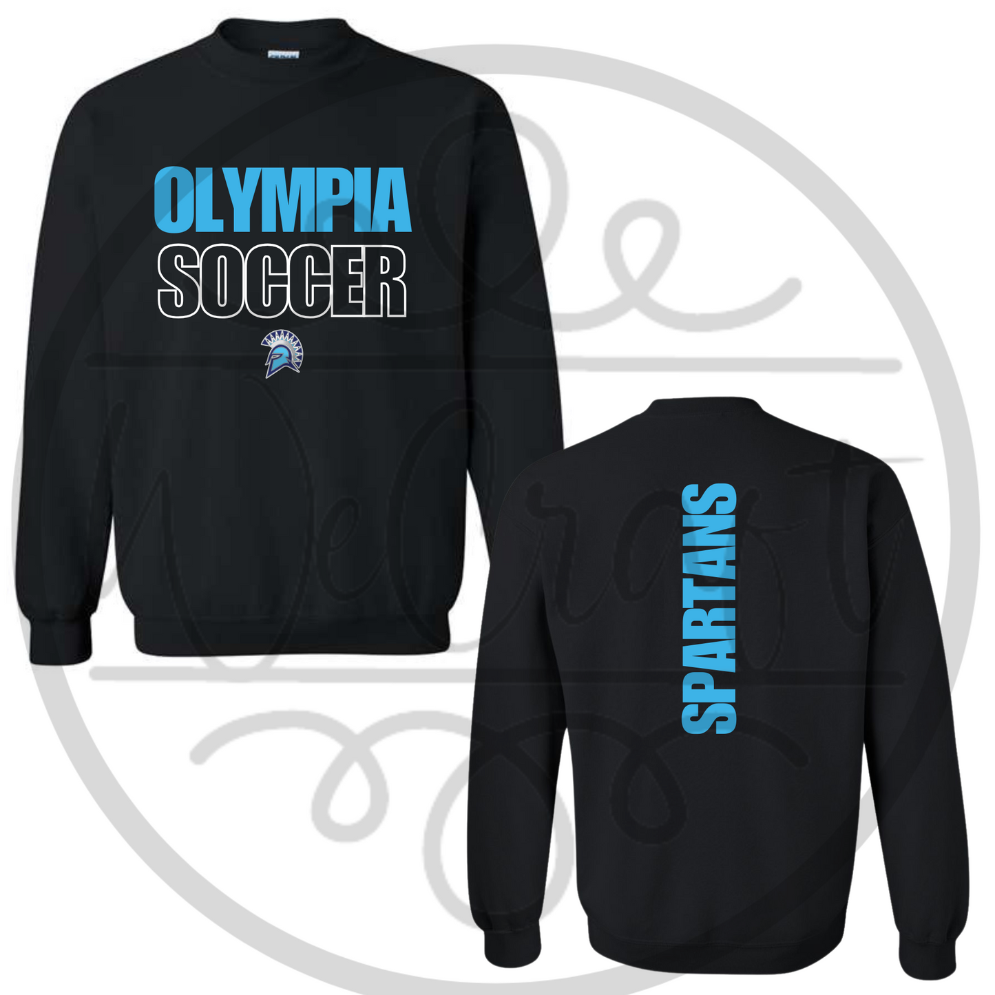 Spartans Sports Outline - Black