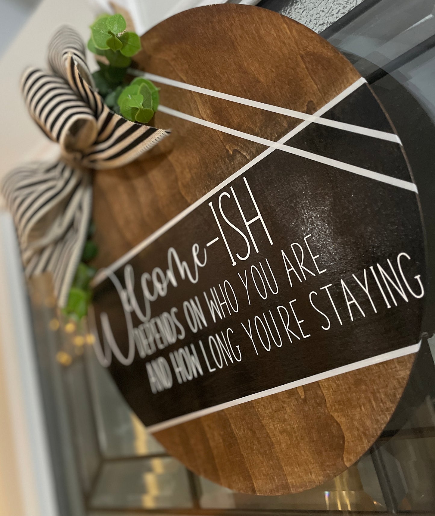 Welcome-ISH Door Hanger