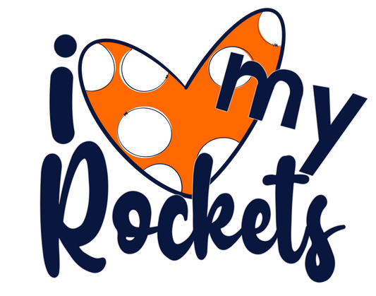 I Love My Rockets BD Tee