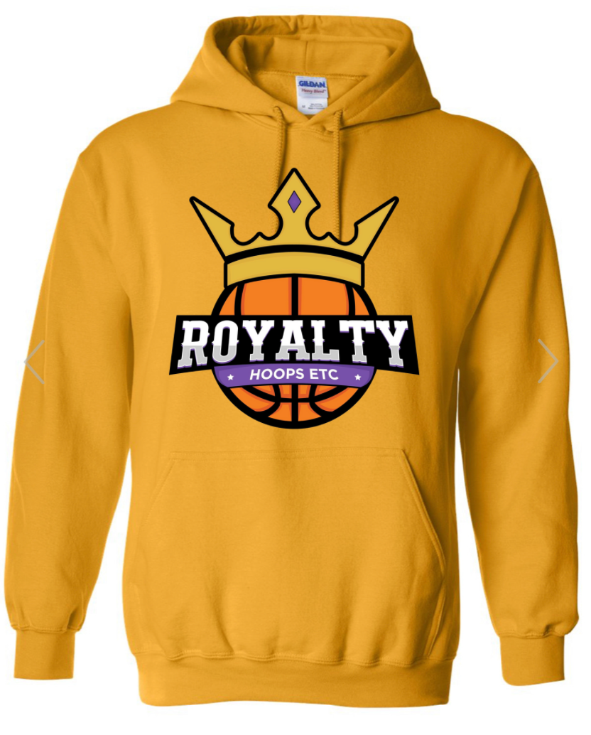 Adult Unisex 50/50 Gold Hoodie
