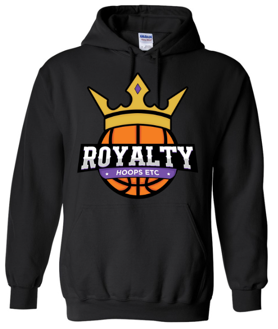 Adult Unisex 50/50 Black Hoodie