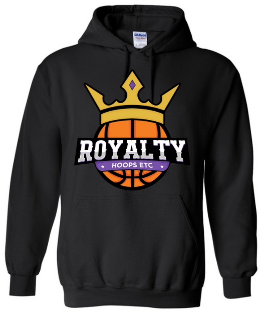 Adult Unisex 50/50 Black Hoodie