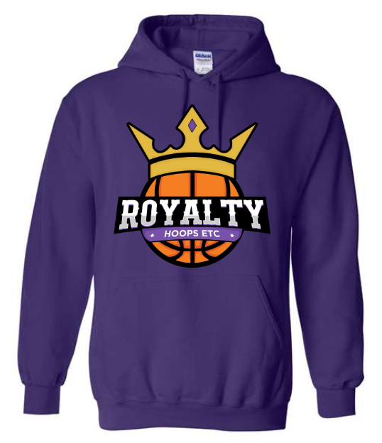 Adult Unisex 50/50 Purple Hoodie