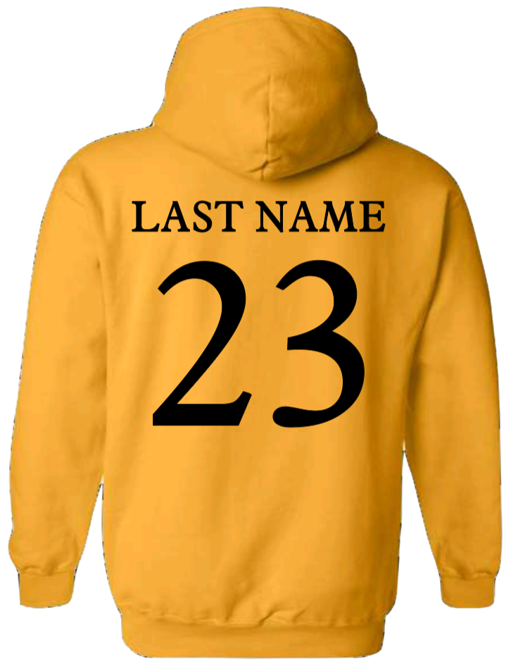 Adult Unisex 50/50 Gold Hoodie