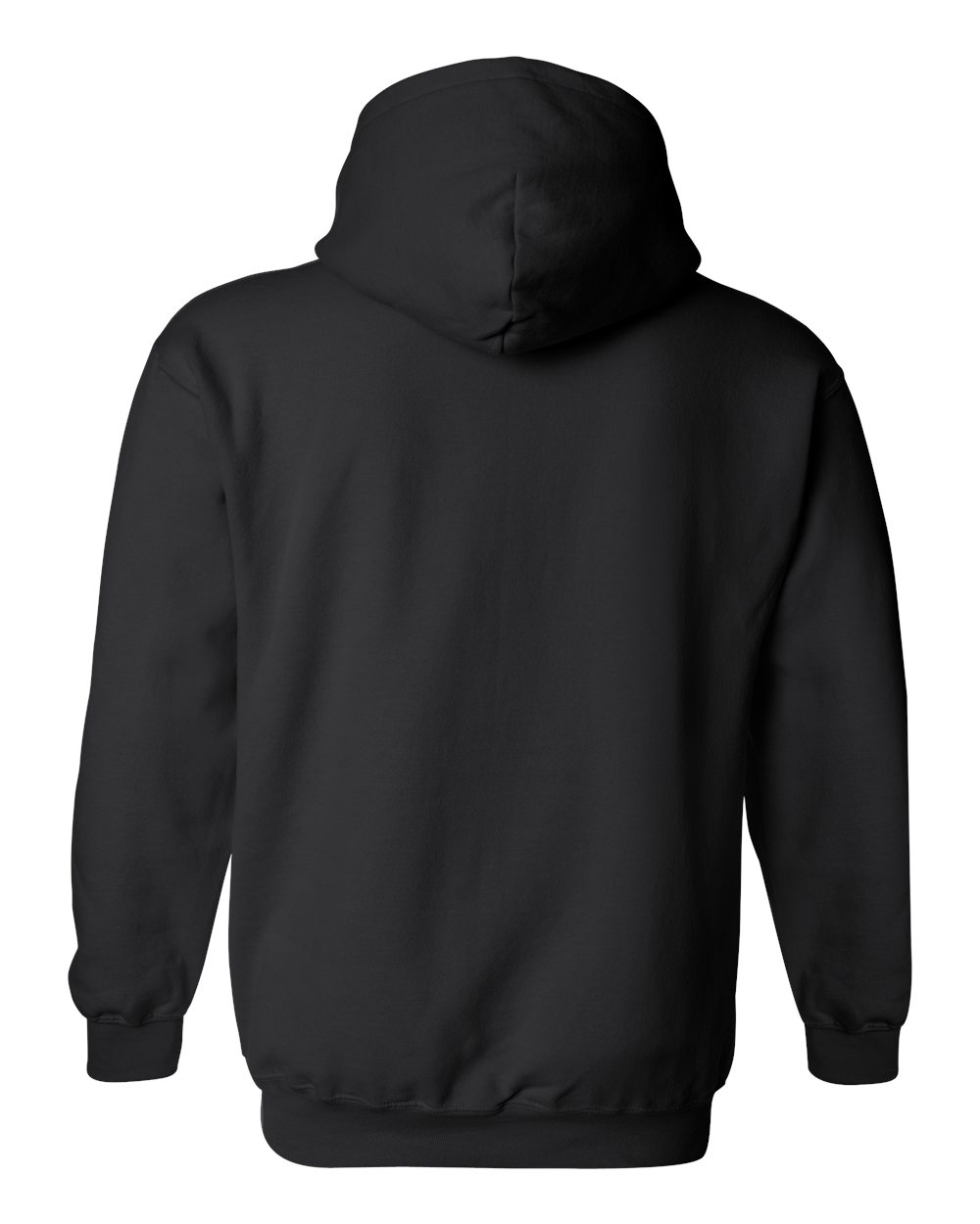 Adult Unisex 50/50 Black Hoodie