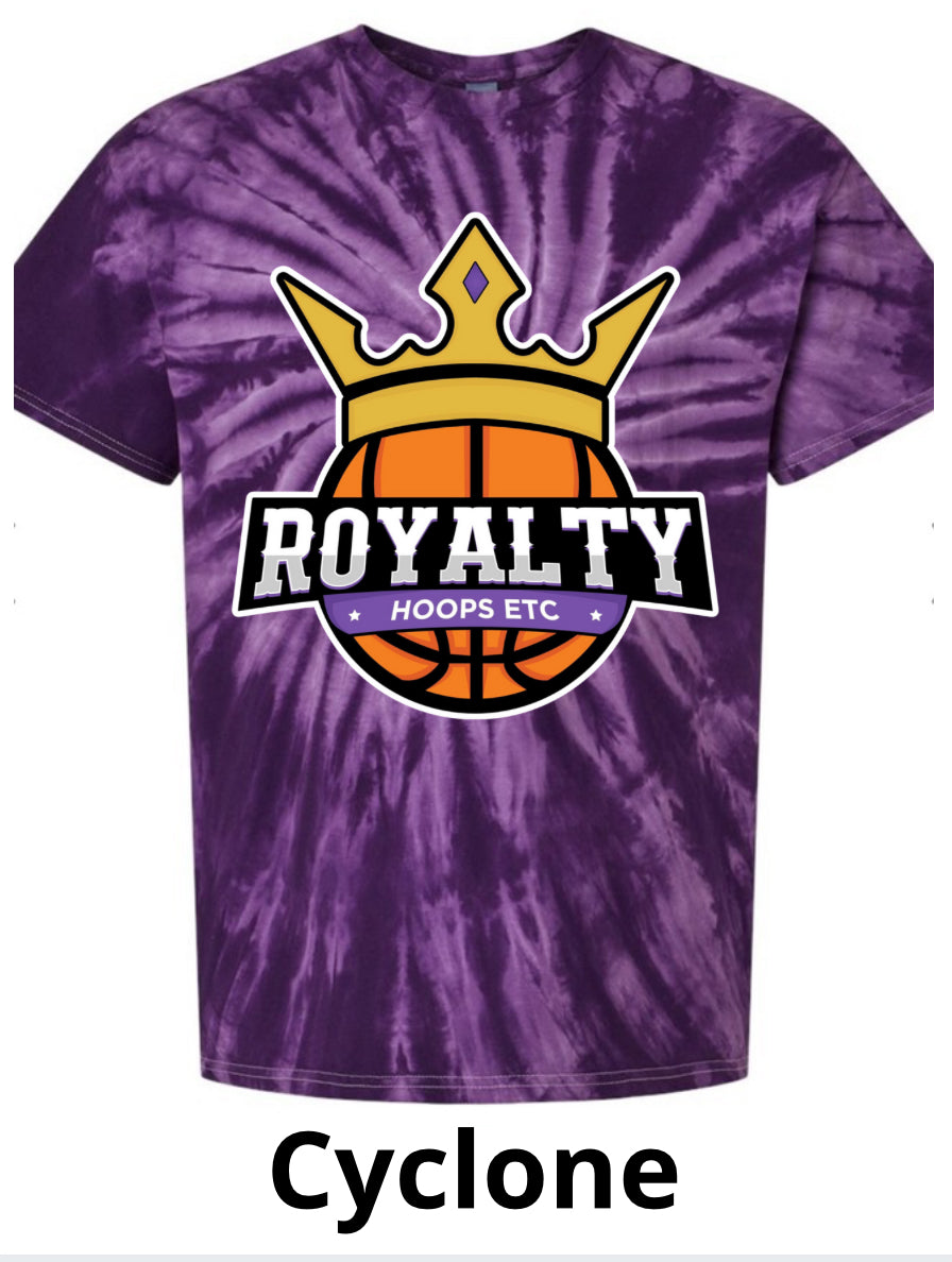 RH Logo Purple Tie-Dye Tee