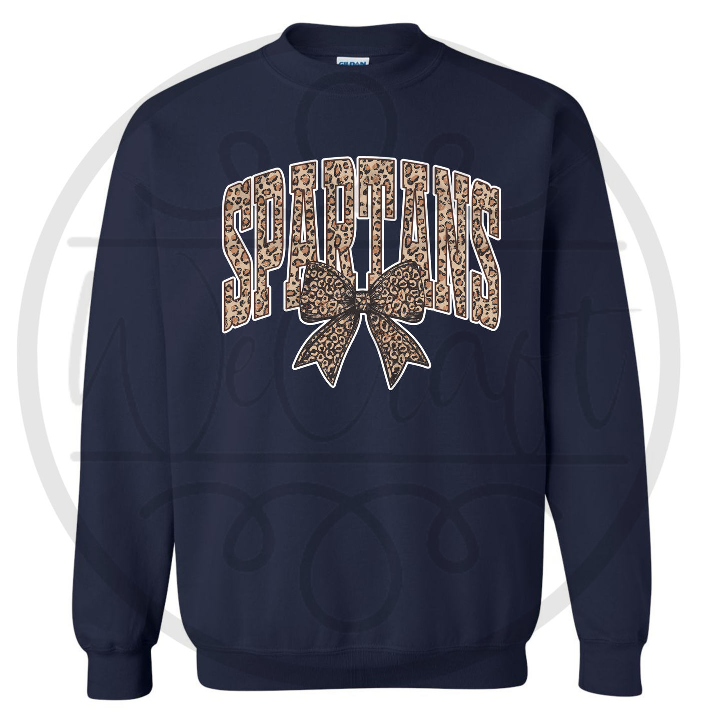 Spartans Leopard Crewneck