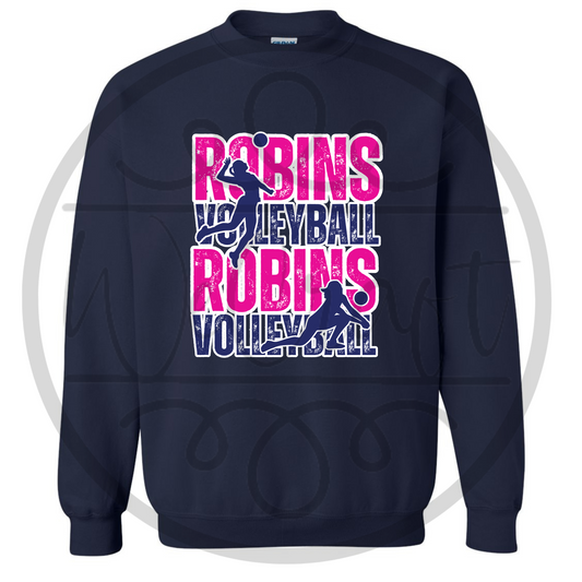 Robins Stacked Crewneck