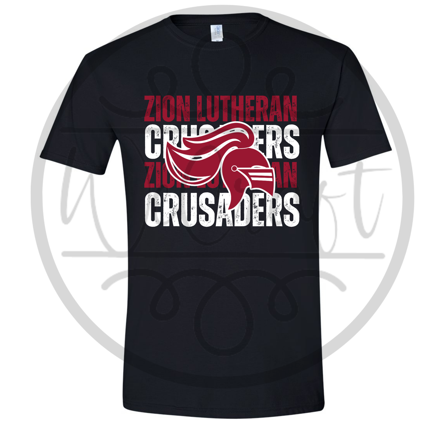 Zion Lutheran Stacked Tee