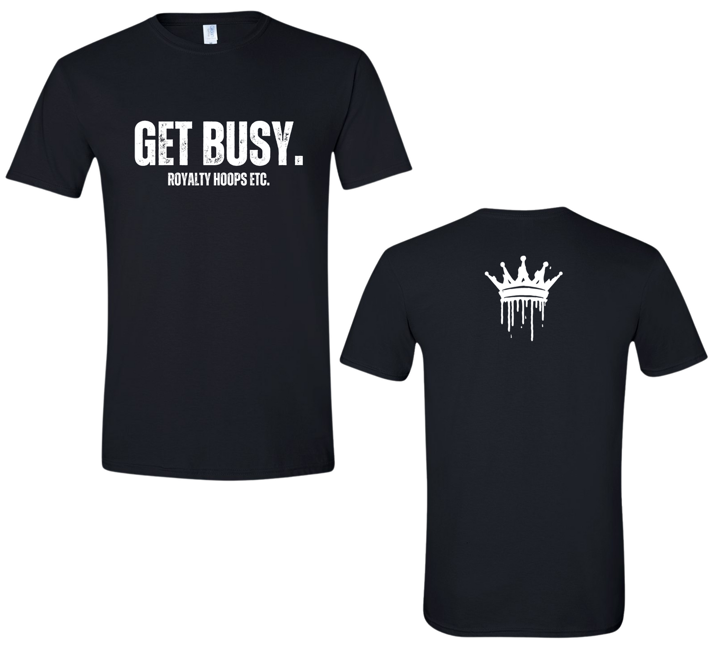 Get Busy Black Tee