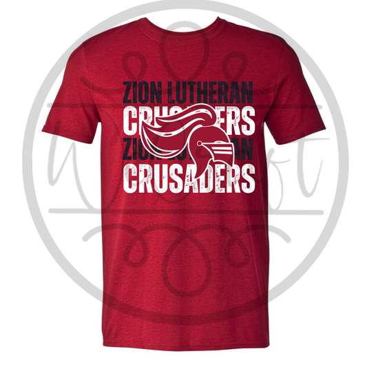 Red Zion Lutheran Stacked Tee