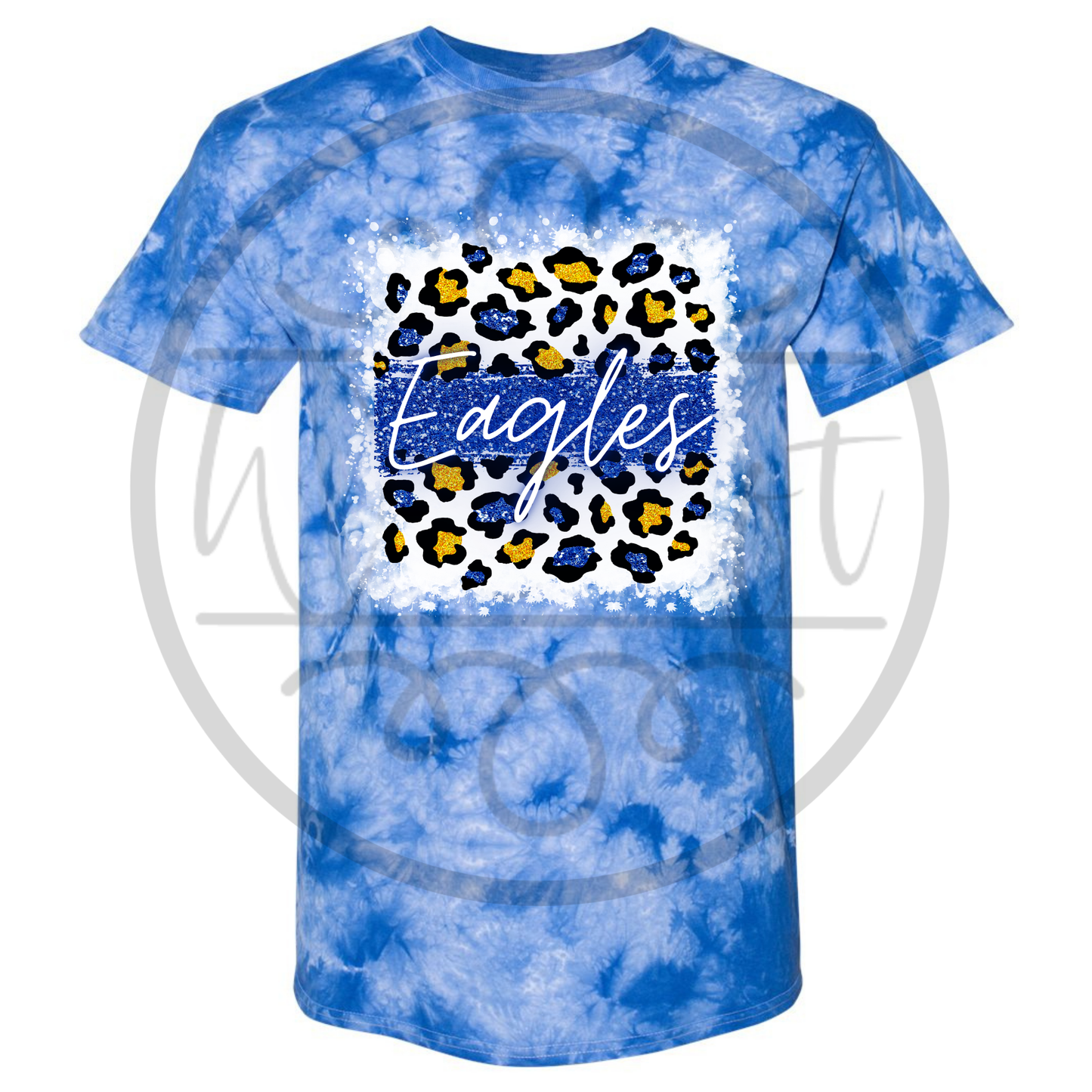Crystal Tie-Dyed Royal Eagles Leopard
