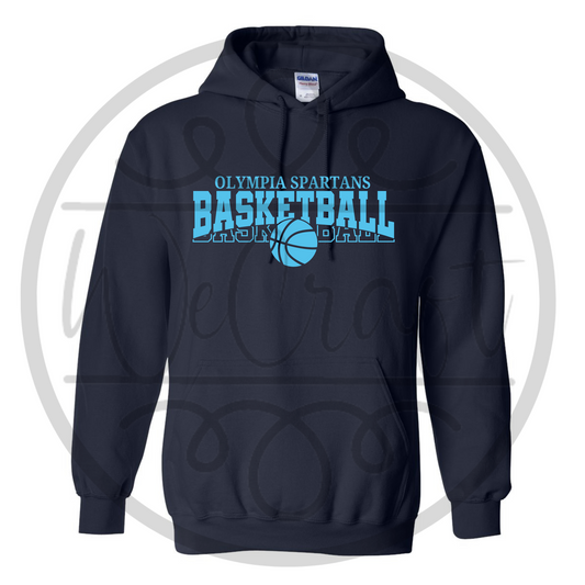 Spartans Basketball Navy Hoodie