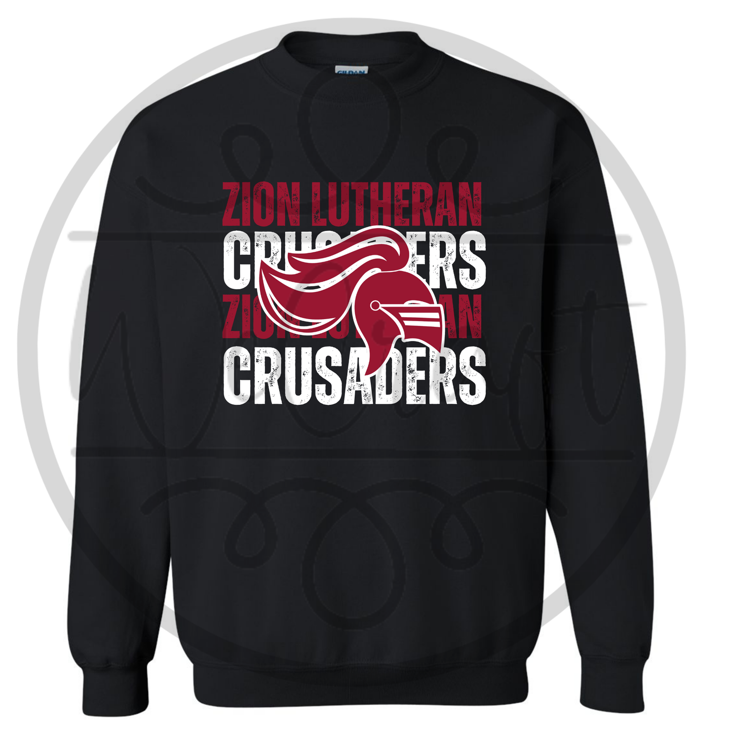 Zion Lutheran Stacked Crewneck