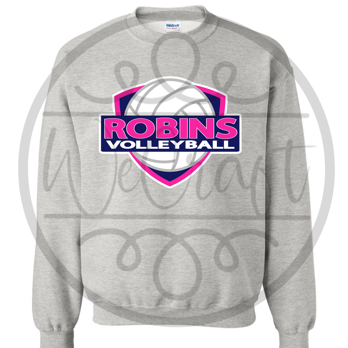 Robins VB Crewneck w/ Player Name & Number on back