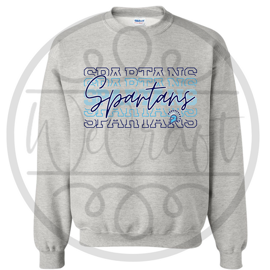 SPARTANS Ash Gray Crew