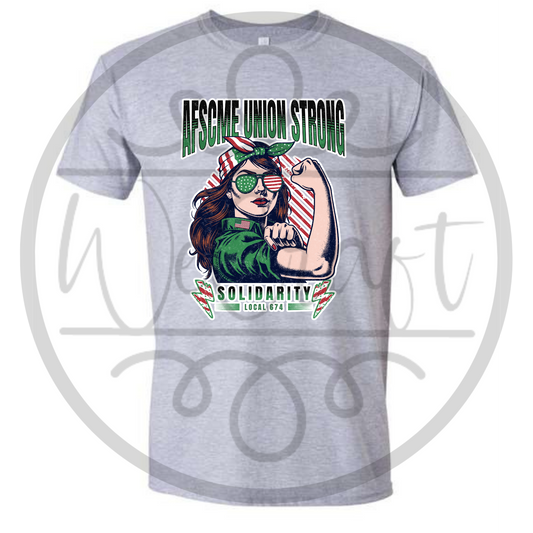 AFSCME Union Strong Tee